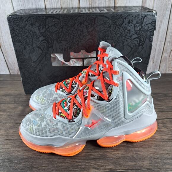 Nike Other - Nike Lebron XIX 19 Fast Food Grey Fog Roma Green Sneaker Men's Sz 8.5 Women's 10